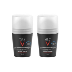 VICHY Homme déodorant anti-transpirant anti-irritations 48h 2x50ml