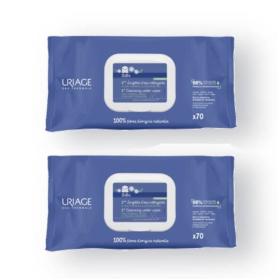 URIAGE Bébé 1ères lingettes nettoyantes lot 2x70