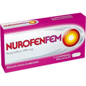 RECKITT BENCKISER Nurofen femme 400mg 12 comprimés pelliculés