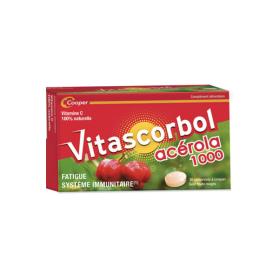 COOPER Vitascorbol acérola 1000 30 comprimés