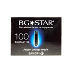 SANOFI BG star 100 bandelettes de test de glycémie