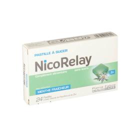 PIERRE FABRE NicoRelay menthe fraîcheur 24 pastilles