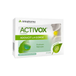 ARKOPHARMA Activox adoucit la gorge menthe eucalyptus 24 pastilles