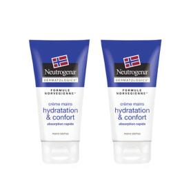 NEUTROGENA Crème mains hydratation et confort lot de 2x75ml