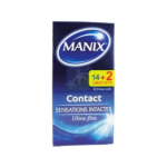 MANIX Contact 14 préservatifs + 2 gratuits
