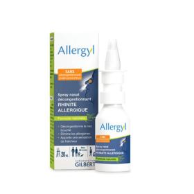 GILBERT Allergyl spray nasal décongestionnant rhinite allergique 20ml