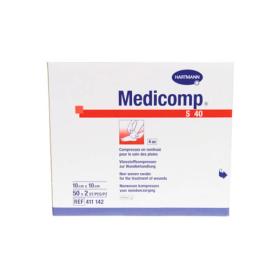 HARTMANN Medicomp compresses stériles non tissées 10x10 cm 50x2unités