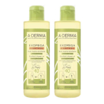 A-DERMA Exomega control huile lavante émolliente lot 2x500ml