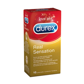 DUREX Real sensation 10 préservatifs