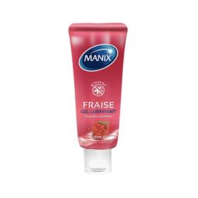 MANIX Gel lubrifiant fraise 80ml