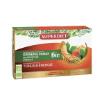 SUPER DIET Ginseng bio tonus & énergie 20 ampoules