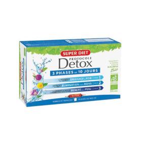 SUPER DIET Protocols détox bio 30 ampoules