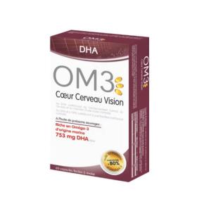 OM3 DHA coeur cerveau vision 60 capsules