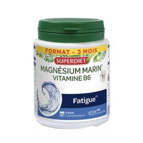 SUPER DIET Magnésium d'origine marine vitamine B6 90 comprimés