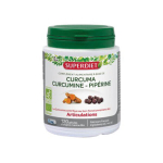 SUPER DIET Curcuma curcumine pipérine bio 120 gélules