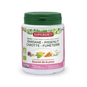 SUPER DIET Quatuor bardane beauté de la peau bio 200 comprimés