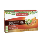 SUPER DIET Gelée royale miel pollen bio 20 ampoules