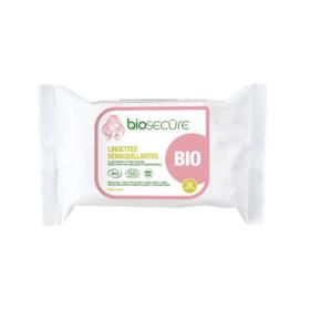 BIO SECURE 25 lingettes démaquillantes bio