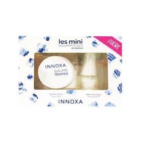 INNOXA Les mini gourmands coffret sucre 1 baume lèvres sucre 8g + 1 vernis à ongles sucre 3,5g