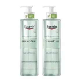 EUCERIN Dermopure gel nettoyant lot 2x400ml