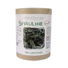 NAT & FORM Spiruline ecocert 200 comprimés