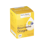 NAT & FORM Huile de bourrache onagre 200 capsules