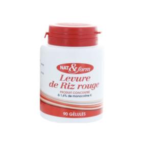 NAT & FORM Levure de riz rouge 90 gélules