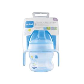 MAM Tasse à bec souple bleue 150ml