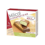 MILICAL Hyperprotéiné 6 barres minceur chocolat pistache
