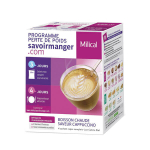 MILICAL Programme perte de poids boisson chaude cappuccino 4 sachets