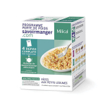 MILICAL Programme perte de poids pâtes aux petits légumes 4 sachets