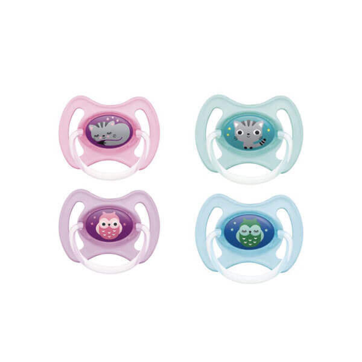 Mam 2 sucettes silicone Nuit 2-6 mois