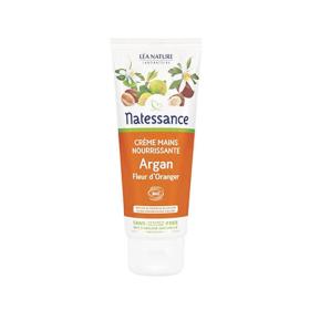 NATESSANCE Crème mains nourrissante argan fleur d'oranger 75ml