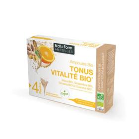 NAT & FORM Tonus vitalité bio 20 ampoules