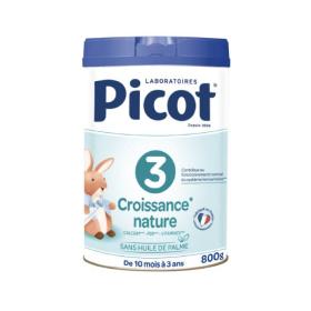 PICOT Lait croissance nature 3ème âge 10 mois à 3 ans 800g