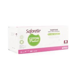 SAFORELLE Coton protect 16 tampons avec applicateurs normal