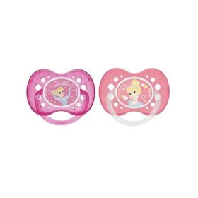 DODIE Disney 2 sucettes anatomiques silicone 18 mois et + Cendrillon