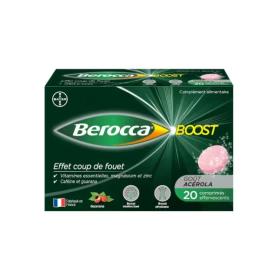 BAYER Berocca boost effet coup de fouet 20 comprimés effervescents