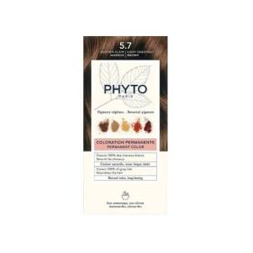 PHYTO PhytoColor coloration permanente teinte 5,7 châtain clair marron 1 kit