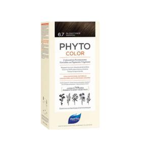 PHYTO PhytoColor coloration permanente teinte 6.7 blond foncé marron 1 kit