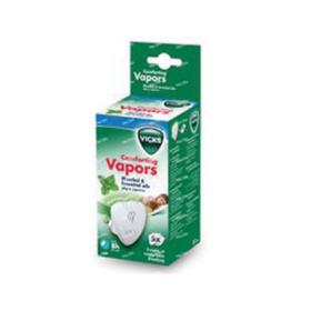 VICKS Diffuseur vapors menthe et huiles essentielles + 2 recharges