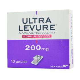 BIOCODEX Ultra levure 200mg 10 gélules