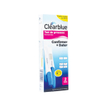 CLEARBLUE Test de grossesse format duo