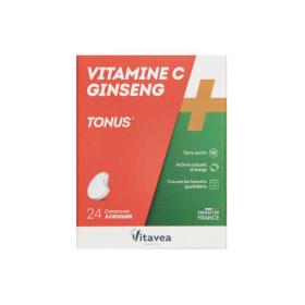 NUTRISANTÉ Vitamine C + ginseng 24 comprimés