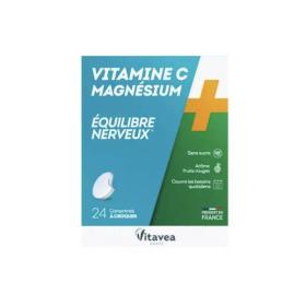 NUTRISANTÉ Vitamine C + magnésium 24 comprimés