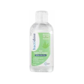 BACTIDOSE Gel hygiène mains parfum aloe vera 75ml