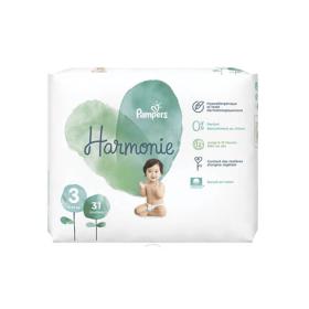 PAMPERS Harmonie 31 couches taille 3