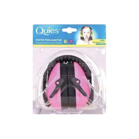 QUIES Protection auditive casque anti-bruit pour enfants rose