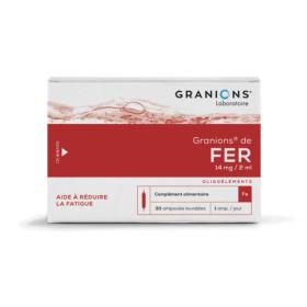 GRANIONS Fer 30 ampoules