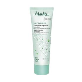 MELVITA Nectar pur masque & exfoliant bio effet boue 75ml